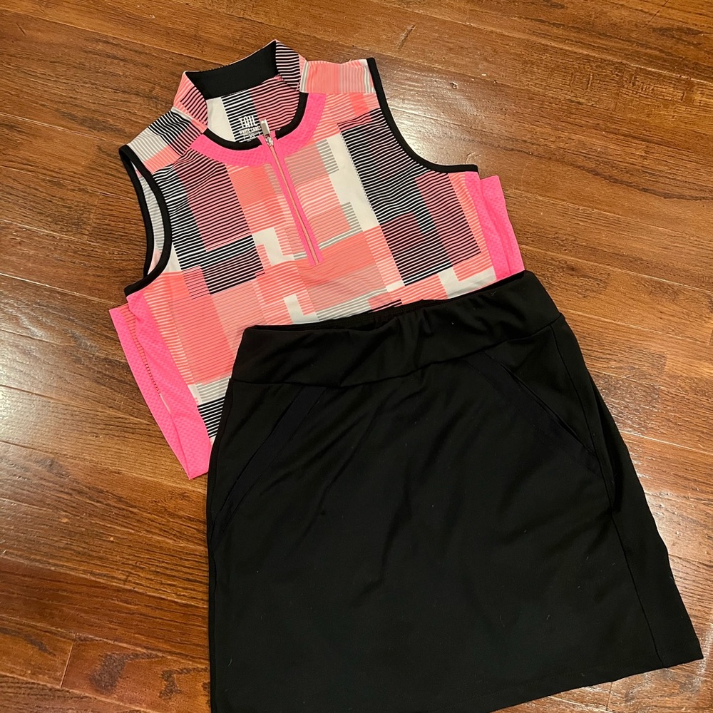 PRICE DROP 💧 Pink and Black Golf Outfit by TAIL White Label